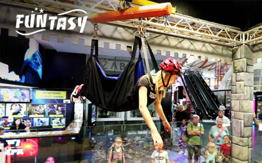 Funtasy island - מנוף אנושי