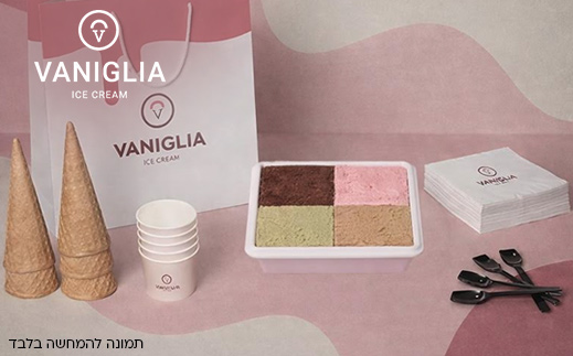 וניליה- חצי קילו גלידה