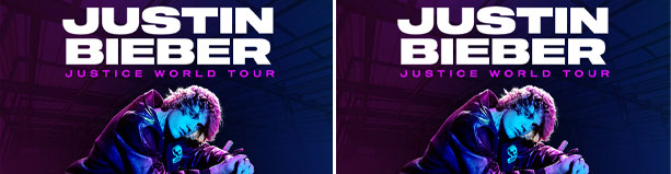 JUSTIN BIEBER - JUSTICE WORLD TOUR